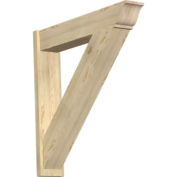 Ekena Millwork Traditional Traditional Rough Sawn Outlooker, Douglas Fir, 8"W x 42"D x 42"H OUT08X42X42TRA01RDF - main